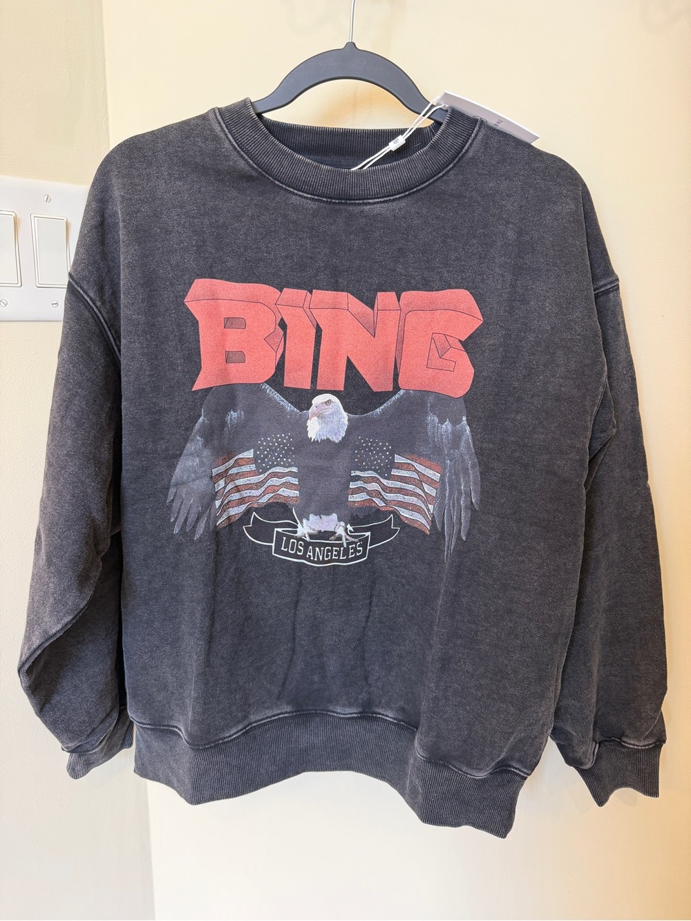 NWT Anine Bing Graphic Sweatshirt / Closet Cleanout size M